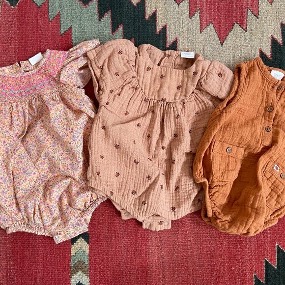 Next Baby - Girls Romper bundle pack - Picture 1 of 5